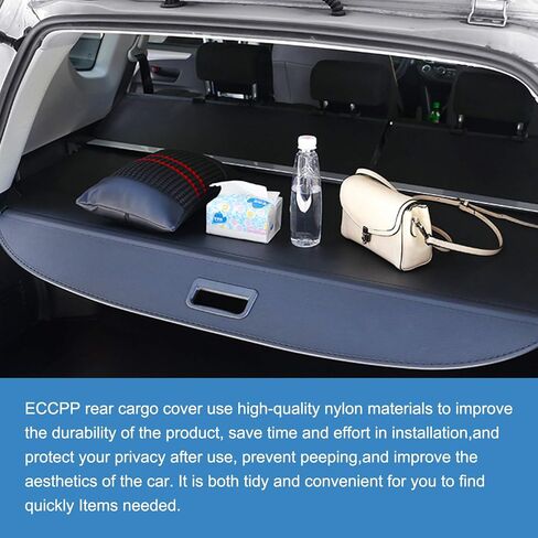 ECCPP Rear Cargo Cover Security Shade Retractable Shield 2002-2006 Fit for Honda CR-V 2.4L in Saudi Arabia