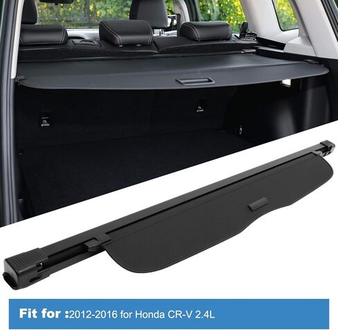 ECCPP Rear Cargo Cover Security Shade Retractable Shield 2002-2006 Fit for Honda CR-V 2.4L in Kuwait
