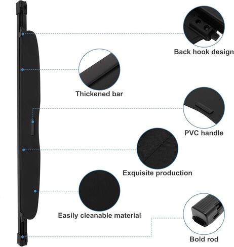 ECCPP Rear Cargo Cover Security Shade Retractable Shield 2002-2006 Fit for Honda CR-V 2.4L in Kuwait