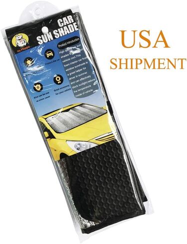 Big Hippo Windshield Sun Shade for 2007-2023 Wrangler Rubicon Sahara TJ JK JKU 2 & 4 Door-Blocks UV Rays Sun Visor Protector,Car Sun Shade Keep Your Vehicle Cool,Car Window Shade in Saudi Arabia