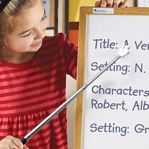 2 Pcs Telescopic Teachers Pointers Extendable Pointer Stick for Classroom Mini Retractable Finger Pointer Stick for Teacher Presentation Displays Classroom Supplies(Black Pink) in Kuwait