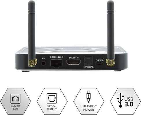 BuzzTV X5 AC-X - نظام التشغيل Android 11 - أملوجيك S905x4 - 4 جيجابايت DDR4 - 128 جيجابايت in Kuwait