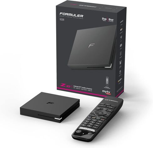 Formuler Z10 Android 10 Dual Band 5G LAN 2GB Ram 8GB ROM 4K | حامل سيارة مغناطيسي إضافي | غطاء حافظة سيليكون إضافي للتحكم عن بعد | شاحن 3 في 1 (عبوة من 4) in Kuwait