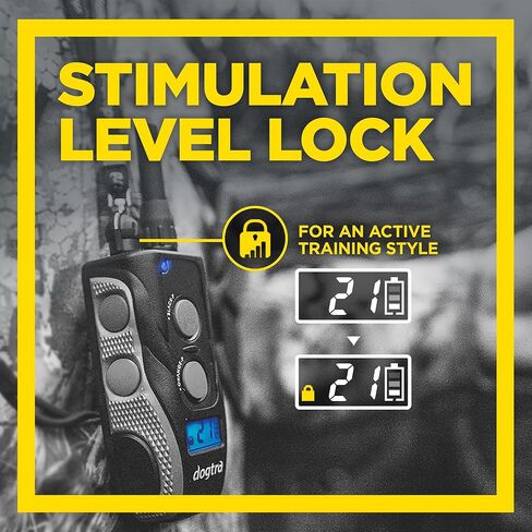 Dogtra 1900s Black Edition مع Boost & Lock - طوق النباح للكلاب الكبيرة، طوق تدريب الكلاب بمدى ميل واحد مع جهاز تحكم عن بعد، طوق صدمات مقاوم للماء بدرجة IPX9K، قابل لإعادة الشحن مع الكهرباء الساكنة والاهتزاز in Kuwait