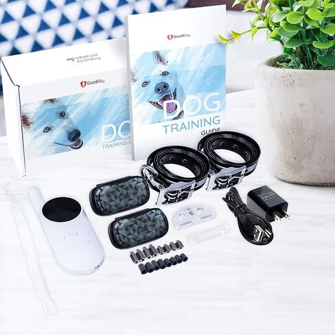 GoodBoy Mini No Shock Remote Collar for Dogs with Beep and Vibration Modes for Pet Behaviour Training - Waterproof & 1000 Feet Range - Suitable for Small to Medium Dogs (2 Collars) in Kuwait