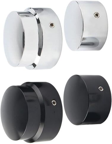Rear Axle Cap Nut Covers, Motorcycle Rear Axle Cover Cap Nut Bolt Kit, Compatible with Harley Touring Electra Road Glide Softail - Silver in Saudi Arabia