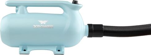 XPOWER B-123 Pet Dryer - Adjustable Speed and Temperature Control Dog Blow Dryer, Pet Hair Dryer with 3 Nozzle (Mint Green) in Kuwait