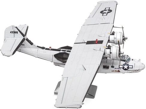 مجموعة نماذج معدنية ثلاثية الأبعاد من Fascinations Metal Earth Consolidated PBY Catalina مع ملاقط in Saudi Arabia