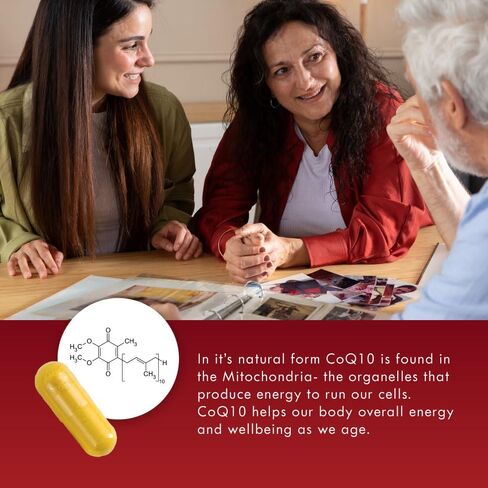 Neurogan CoQ10 Supplement - 200mg Coenzyme Q10 with Black Pepper | 68,400mg Total - for Heart & Cellular Vitality - Made in USA - 120 Capsules - 4 Month Supply in Kuwait