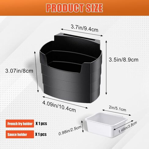 حامل صلصة السيارة تنفيس تراجع كليب حامل صلصة للسيارة الفرنسية فراي حامل حامل الكاتشب للسيارة تنفيس صلصة تراجع صندوق توابل in Kuwait