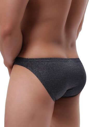 IKINGSKY Men's Big Pouch Briefs Sexy Bulge Underwear High Stretch Mens Bikini Under Panties in Saudi Arabia