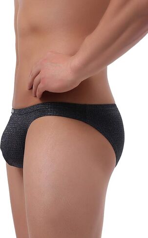IKINGSKY Men's Big Pouch Briefs Sexy Bulge Underwear High Stretch Mens Bikini Under Panties in Saudi Arabia