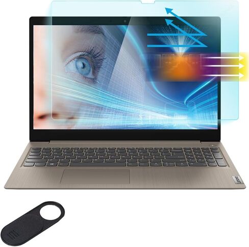 واقي شاشة مضاد للضوء الأزرق لجهاز Lenovo IdeaPad 1/1i 15.6 & Ideapad 3 3i 15.6 & Ideapad 5 5i & 2024-2021 Ideapad 15.6 مرشح شاشة حماية للكمبيوتر المحمول مضاد للوهج، يقلل من إجهاد العينين in Saudi Arabia