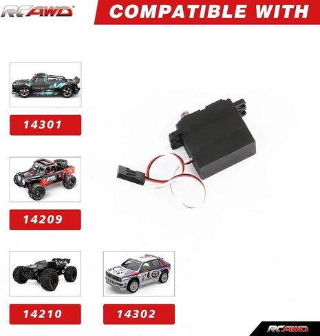 RCAWD Steering Servo 21t for 1/14 MJX 14301 14302 14210 14209 Upgrades Part in Saudi Arabia