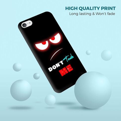 Glisten iPod Touch 7th / 6th / 5th Generation Case - Don't Touch Me Red Design Printed Slim Cute Plastic Hard Snap on Protective Designer Back Case for iPod Touch 7/6 / 5. in Kuwait