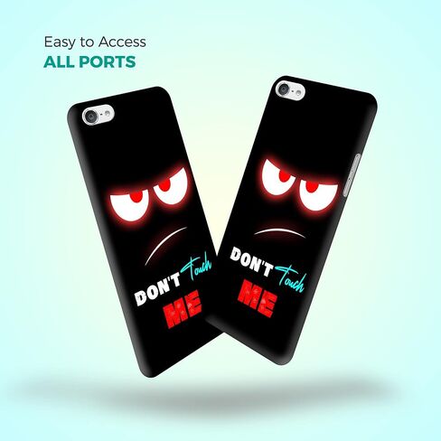 Glisten iPod Touch 7th / 6th / 5th Generation Case - Don't Touch Me Red Design Printed Slim Cute Plastic Hard Snap on Protective Designer Back Case for iPod Touch 7/6 / 5. in Kuwait