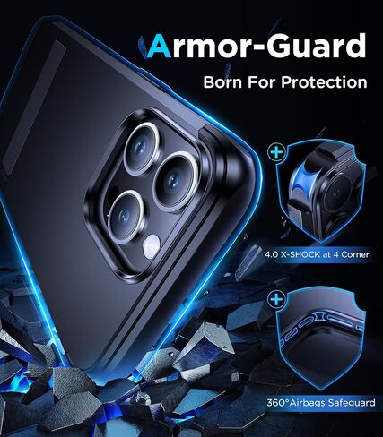 حافظة VICSEED لهاتف iPhone 15 Pro مع Magsafe وحامل، تصميم واقٍ لحافظة هاتف iPhone 15 pro in Kuwait