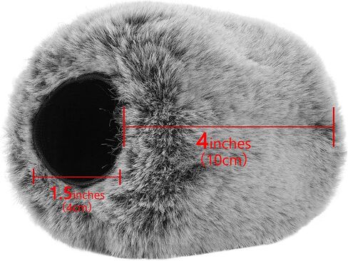 Geekria for Creators Furry Windscreen Compatible with Audio-Technica AT2020, AT2020USB, AT2035, AT4040 Mic DeadCat Wind Cover Muff, Windbuster, Windjammer, Fluff Cover Windshield (Grey / 2 Pack) in Saudi Arabia
