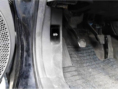 x xotic tech طقم إصلاح كابل مقبض تحرير غطاء محرك السيارة متوافق مع Honda Civic 1996-2011 & CR-V 1997-2006 & Element 2003-2011 & Ridgeline 2006-2014 (ألومنيوم أسود) in Kuwait