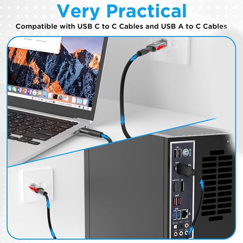 محول USB C إلى إيثرنت، محول ذكر من النوع C إلى RJ45 ذكر، محول USB C إلى شبكة محمول بسرعة 1 جيجابت في الثانية، يدعم كابل USB C إلى C وUSB A إلى C، متوافق مع MacBook Pro وiPad Pro وDell XPS in Saudi Arabia