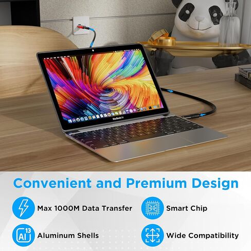 محول USB C إلى إيثرنت، محول ذكر من النوع C إلى RJ45 ذكر، محول USB C إلى شبكة محمول بسرعة 1 جيجابت في الثانية، يدعم كابل USB C إلى C وUSB A إلى C، متوافق مع MacBook Pro وiPad Pro وDell XPS in Saudi Arabia