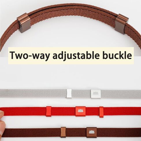 طوق قطط عالي المرونة فقط 0.18 أونصة (5 جم). استخدام ألومنيوم الطيران، بسيط وخفيف الوزن (أحمر وردي) in Kuwait