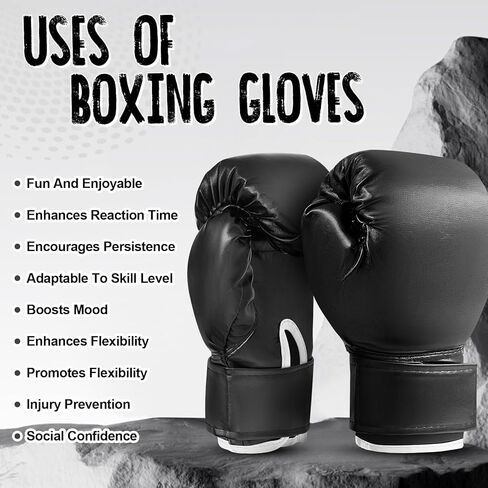 2 Pair Boxing Gloves for Kids Kickboxing Gloves Boxing Training Gloves Heavy Punching Bag Sparring Gloves for Muay Thai MMA Boxing Teaching, Gift for Age 3-18 Years in Kuwait