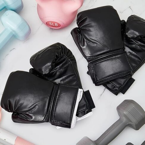 2 Pair Boxing Gloves for Kids Kickboxing Gloves Boxing Training Gloves Heavy Punching Bag Sparring Gloves for Muay Thai MMA Boxing Teaching, Gift for Age 3-18 Years in Kuwait