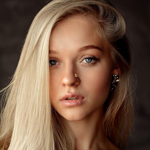 Jstyle 12 قطعة 20 جرام حلقات أنف متدلية للنساء من الفولاذ الجراحي على شكل حرف L حلقات أنف للنساء تشيكوسلوفاكيا قلب ثعبان زهرة متدلية ثقب الأنف مجوهرات in Kuwait