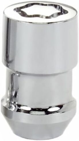 McGard Wheel Lock Nut Set For Jeep Wrangler JK 2018 | 5 Pack | Cone Seat | 1/2-20 | 3/4 &13/16 Dual Hex | 1.46in. Length | Chrome in Kuwait