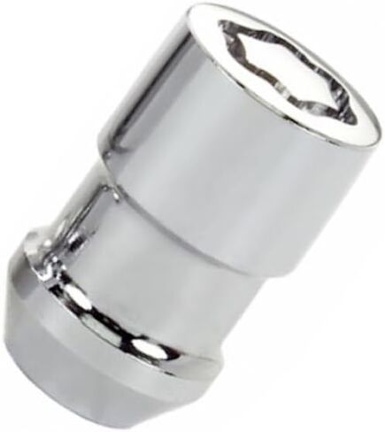 McGard Wheel Lock Nut Set For Jeep Wrangler JK 2018 | 5 Pack | Cone Seat | 1/2-20 | 3/4 &13/16 Dual Hex | 1.46in. Length | Chrome in Kuwait