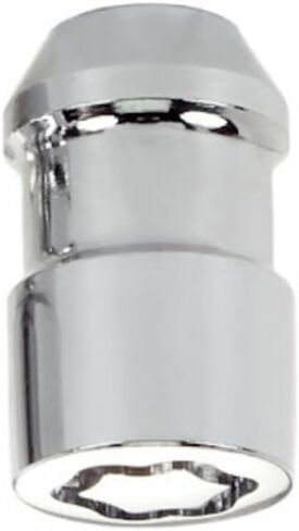 McGard Wheel Lock Nut Set For Jeep Wrangler JK 2018 | 5 Pack | Cone Seat | 1/2-20 | 3/4 &13/16 Dual Hex | 1.46in. Length | Chrome in Kuwait