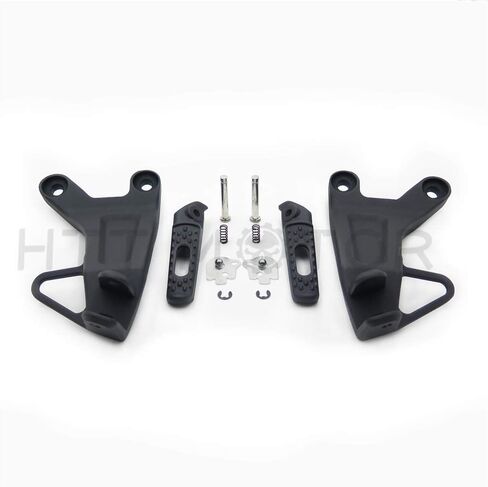 HTTMT- (مصباح إشارة الانعطاف LED) مسند خلفي أسود للركاب الخلفي متوافق مع 05-06 Hond CBR600RR [P/N: MT390-011A-BK] in Kuwait