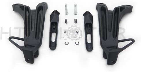 HTTMT- (مصباح إشارة الانعطاف LED) مسند خلفي أسود للركاب الخلفي متوافق مع 05-06 Hond CBR600RR [P/N: MT390-011A-BK] in Kuwait