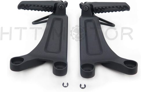 HTTMT- (مصباح إشارة الانعطاف LED) مسند خلفي أسود للركاب الخلفي متوافق مع 05-06 Hond CBR600RR [P/N: MT390-011A-BK] in Kuwait