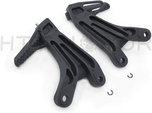 HTTMT- (مصباح إشارة الانعطاف LED) مسند خلفي أسود للركاب الخلفي متوافق مع 05-06 Hond CBR600RR [P/N: MT390-011A-BK] in Kuwait