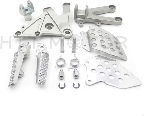 HTTMT- (مصباح إشارة الانعطاف LED) مسند خلفي أسود للركاب الخلفي متوافق مع 05-06 Hond CBR600RR [P/N: MT390-011A-BK] in Kuwait