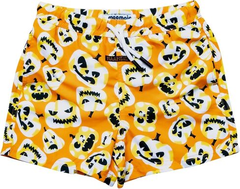 Maamgic بنين سروال سباحة طفل سروال سباحة قصير الأولاد الصغار ثوب السباحة ملابس السباحة طفل صبي ملابس السباحة هالوين اليقطين 4T in Kuwait