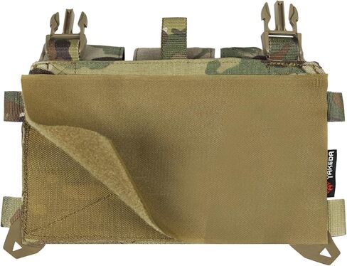 YAKEDA Triple Magazine Pouch with Quick Release Mag Pouch Insert, UTX Buckles Combined with Chest Mini Rig and Vest in Saudi Arabia