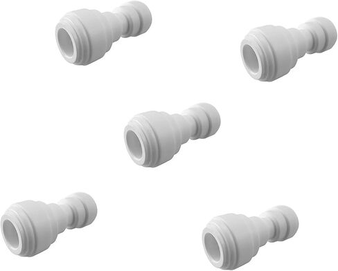 Lemoy 1/4 inch Union Reducer 3/8 inch Fitting Connection Parts for Water Filters/Reverse Osmosis RO Systems (5pack) in Saudi Arabia