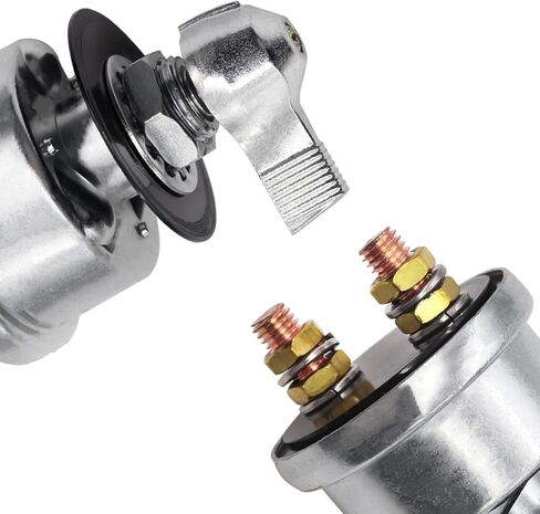 مفتاح فصل البطارية عالي التيار، 200 أمبير 12-48 فولت، مفتاح قاتل لعزل الطاقة مع لوحة وجه للمركبة والسفن ومفتاح عزل البطارية P-032 in Kuwait