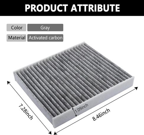 Car Cabin Air Filter Replacement OEM#87139-26010,Activated Carbon Filter Automotive Replacement Passenger Compartment Air Filters Compatiable with Toyota Subaru Lexus Mazda in Kuwait
