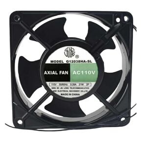 G12038HA1SL مروحة تبريد 12 سم لمروحة 110V 0.28A 21W 12038 120MM 120X120X38MM 2-Wire in Kuwait