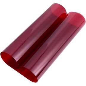 OSALADI Red 30 سم × 200 سم ورقة فيلم مرشح ضوء جل لتصحيح التصوير الفوتوغرافي لشريط توزيع إضاءة فلاش LED، فلتر ألوان للاستخدام في الاستوديو والفصول الدراسية in Kuwait