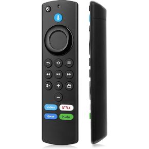 جهاز تحكم عن بعد صوتي بديل لـ FireStick 4K (الجيل الأول/الثاني/الحد الأقصى/Plus/Select)، والعصا (الجيل الثاني/الثالث/Lite/HD)، ومكعب التلفزيون (الجيل الأول/الثاني/الثالث)، والجيل الثالث من Fire Smart TV، وأجهزة التلفاز الذكية Insignia/TCL/Pioneer in Kuwait