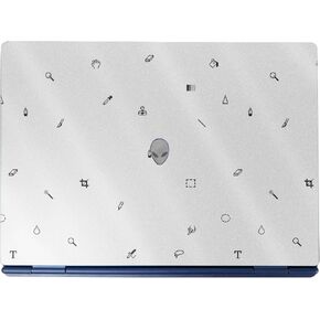 Laptop Skin Compatible with Alienware 16/16X Aurora (2025) - Cabin Stripes - Premium 3M Vinyl Protective Wrap Decal Cover - Easy to Apply | Crafted in The USA by MightySkins in Kuwait