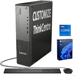 سطح مكتب مخصص، مصنوع من Lenovo ThinkCentre Small Form Factor Business Desktop، الجيل الثالث عشر Intel Core i7-13620H، 16 جيجابايت / 64 جيجابايت DDR5، 512 جيجابايت /2 تيرابايت SSD، VGA، Wi-Fi، لوحة مفاتيح وماوس سلكي، Win 11 Pro in Kuwait