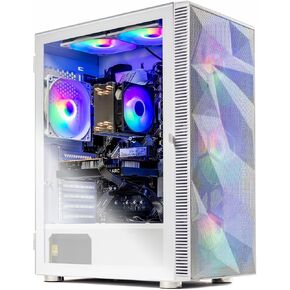 Skytech Gaming Storm Gaming PC, AMD Ryzen 7 7700 3.8GHz, NVIDIA RTX 5060 Ti 16GB VRAM, 2TB NVMe SSD, 32GB DDR5 RAM 5600, 650W Gold PSU, WI-FI 5, Windows 11, Desktop in Kuwait