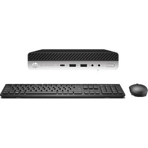 كمبيوتر HP Micro PC Elitedesk 800 G3 Mini Computer Desktop Intel i5-6500T يصل إلى 3.10 جيجا هرتز 16 جيجا 256 جيجا NVMe SSD مدمج AX200 Wi-Fi 6 BT لوحة مفاتيح لاسلكية وماوس Windows 11 (متجدد) in Kuwait