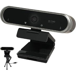 Permanent Computer Camera with Rapid Focus and Adjustable Mount for Professional Video Conferencing Streaming Webcam in Kuwait